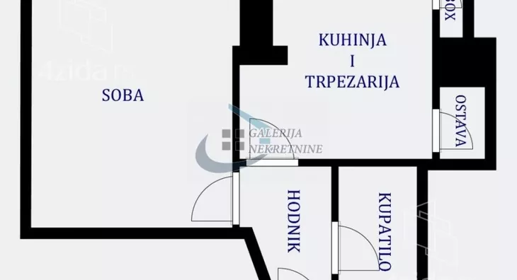 Jednosoban stan | 4zida