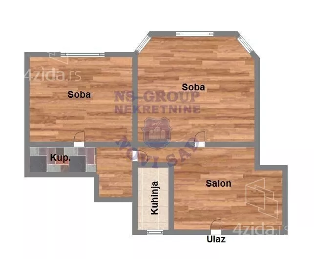 Trosoban stan | 4zida