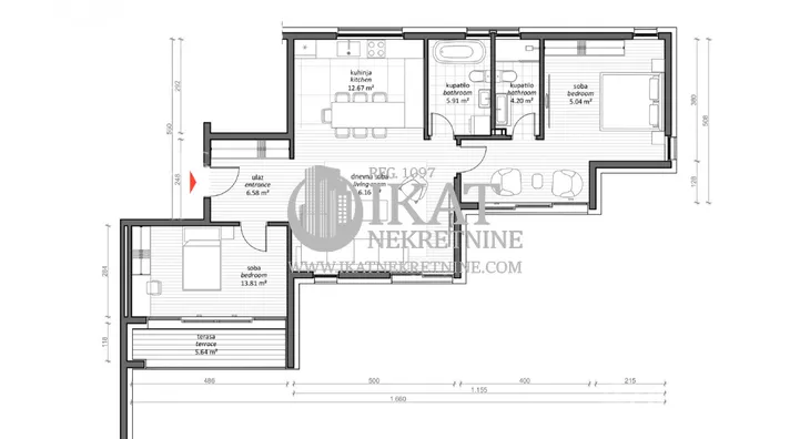 Trosoban stan | 4zida