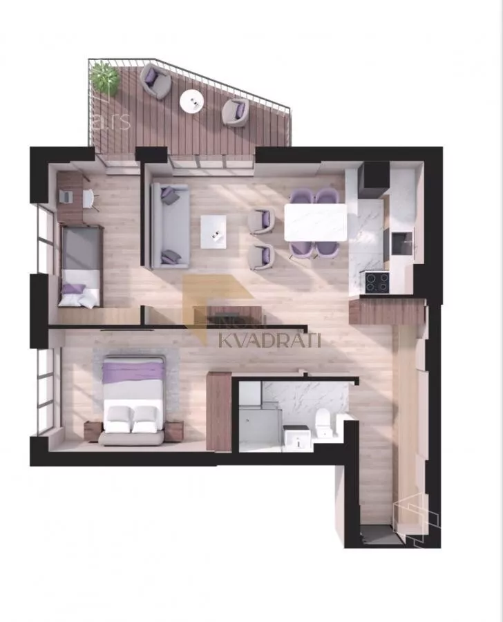 Trosoban stan | 4zida