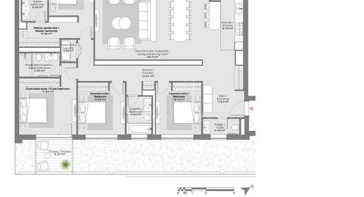 Petosoban stan | 4zida