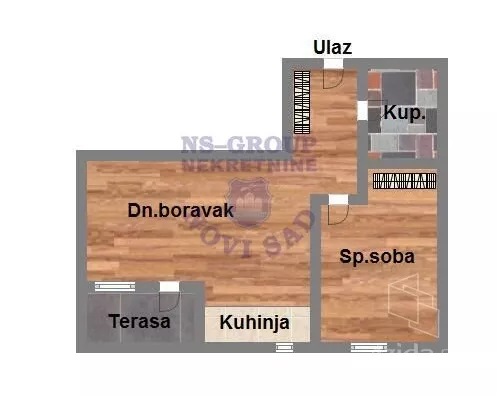 Dvosoban stan | 4zida