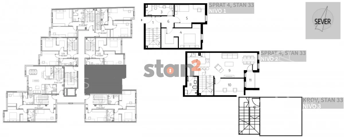 Troiposoban stan | 4zida