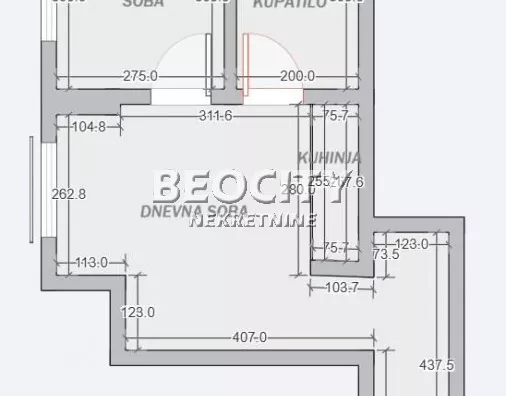 Jednoiposoban stan | 4zida