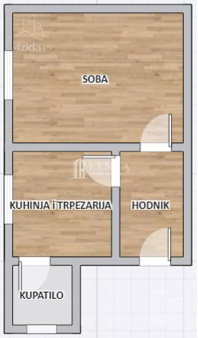 Jednosoban stan | 4zida