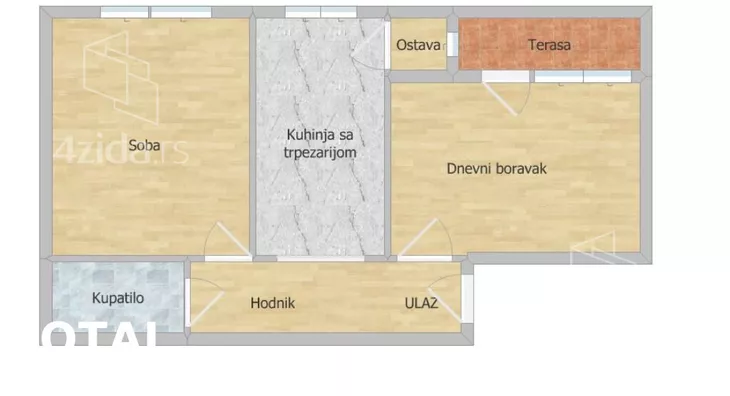 Dvosoban stan | 4zida