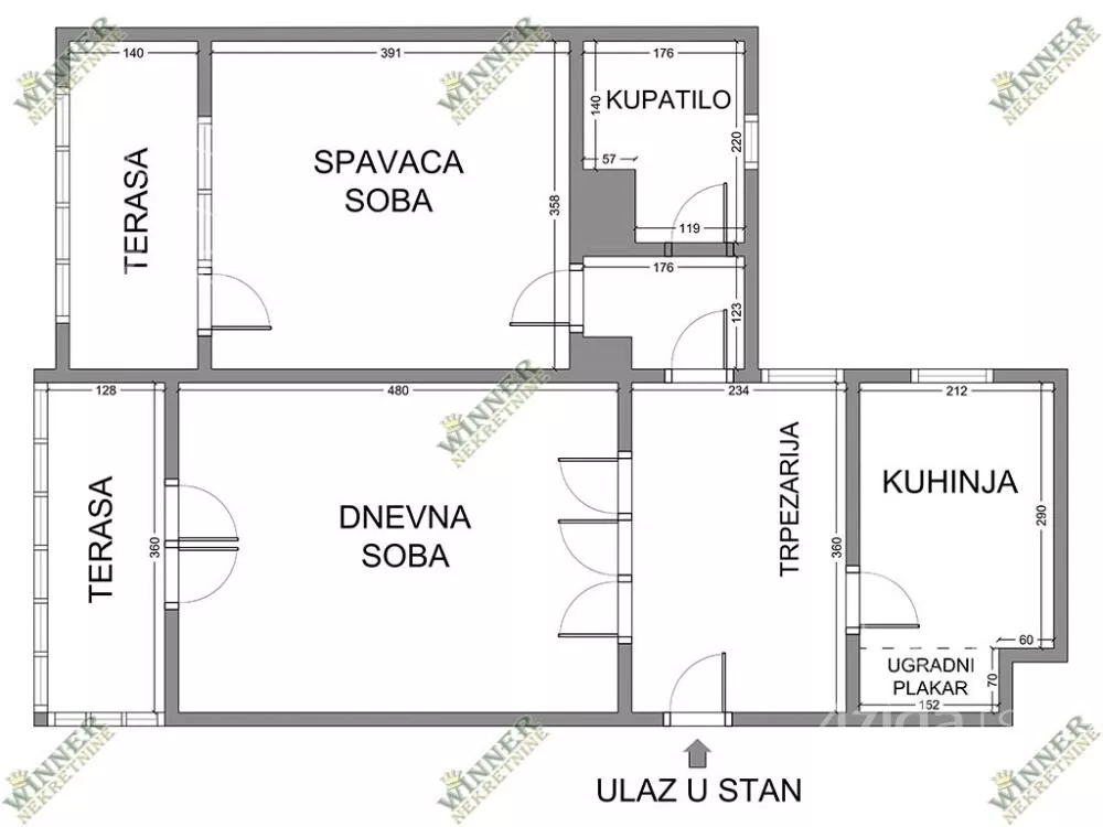 Dvosoban stan | 4zida