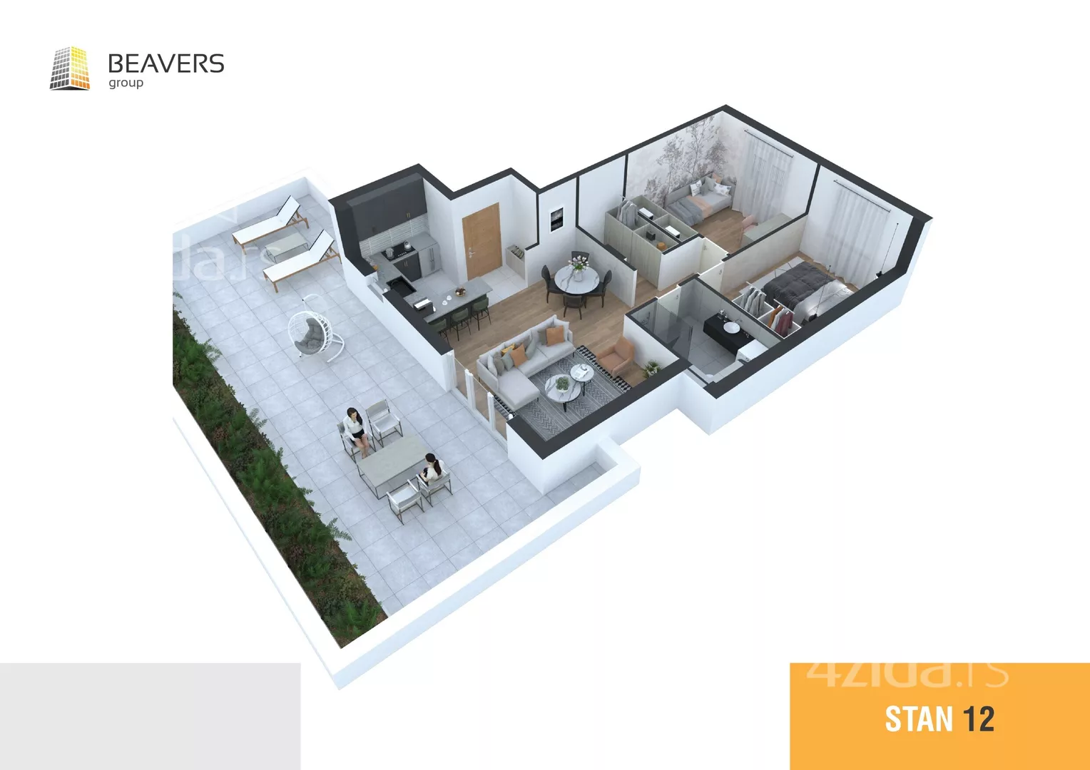 Dvoiposoban stan | 4zida