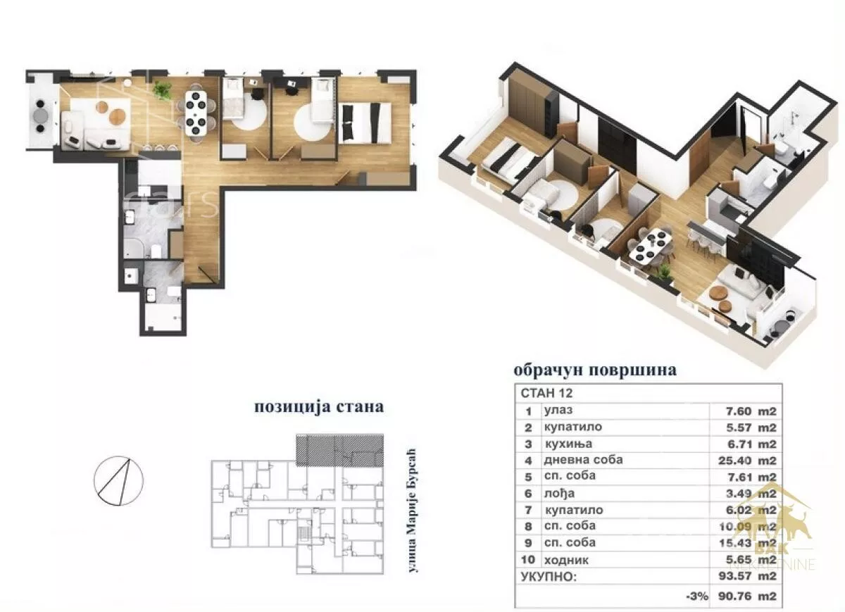 Četvorosoban stan | 4zida