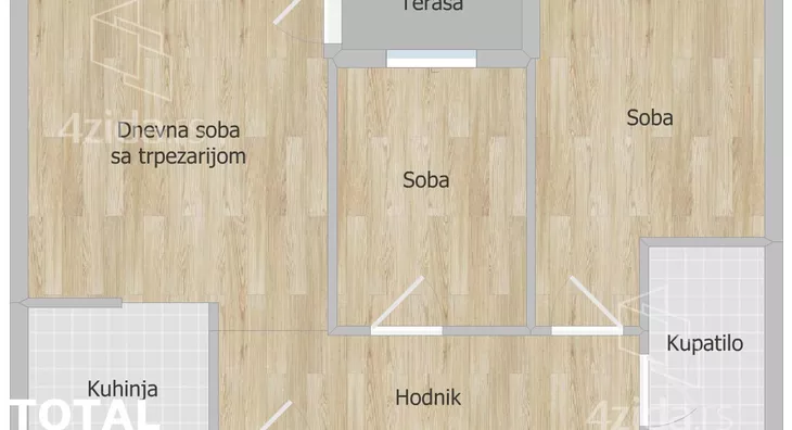 Dvoiposoban stan | 4zida