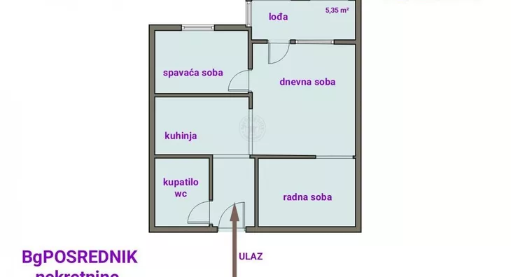 Dvosoban stan | 4zida