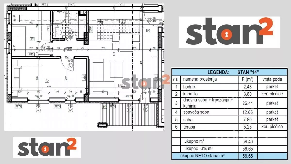 Dvoiposoban stan | 4zida