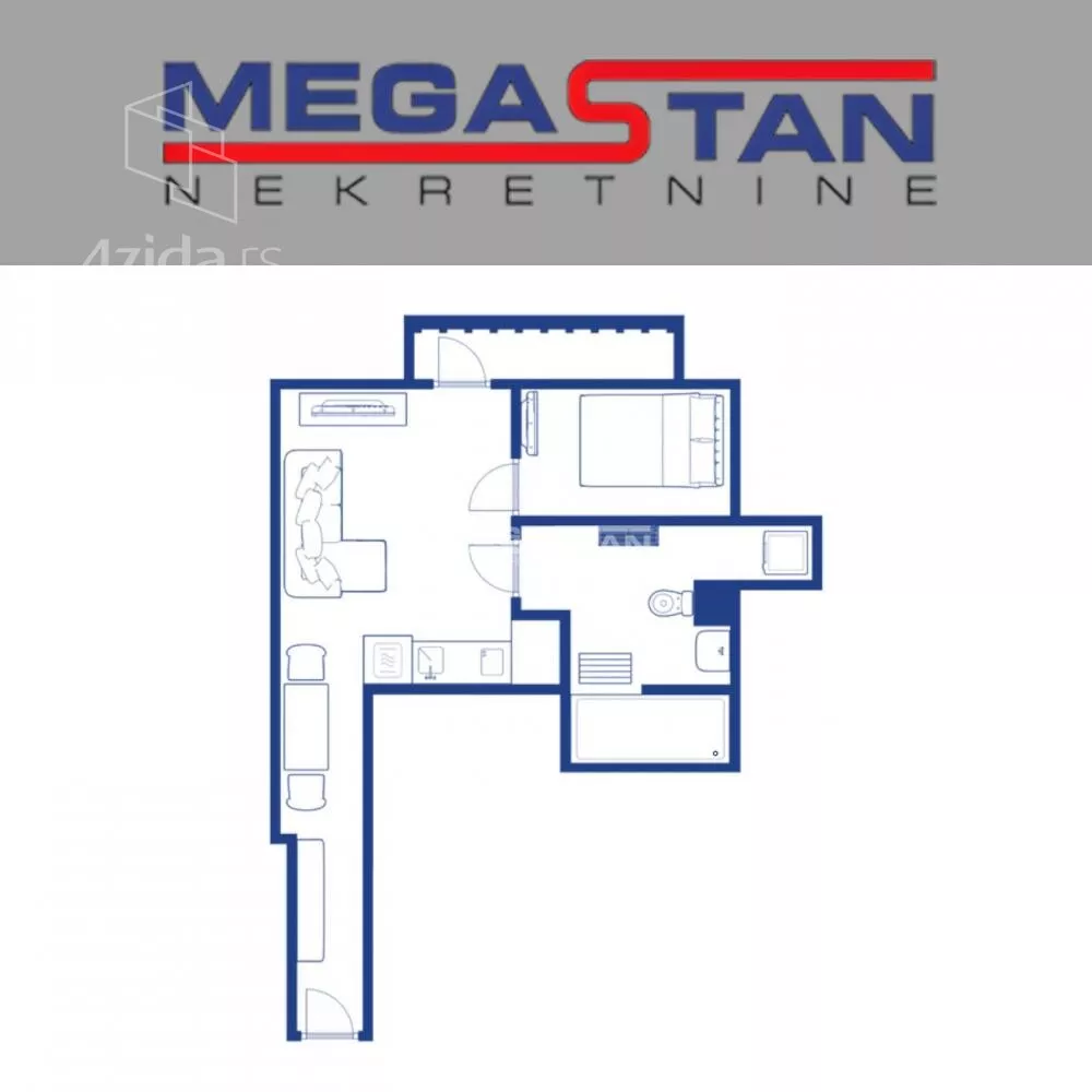 Jednoiposoban stan | 4zida