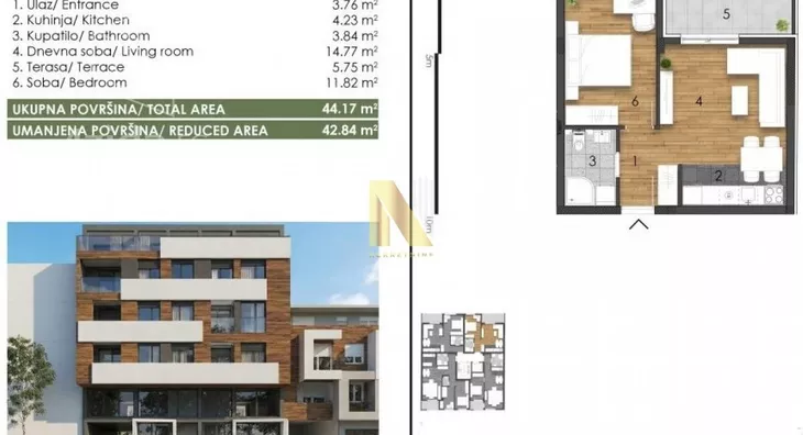 Dvosoban stan | 4zida