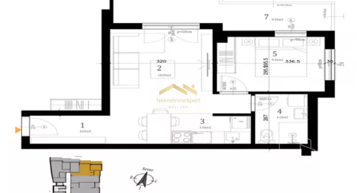 Dvosoban stan | 4zida