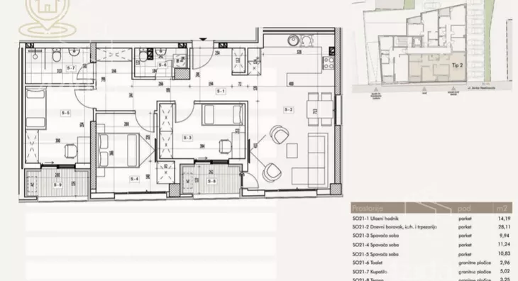 Jednoiposoban stan | 4zida