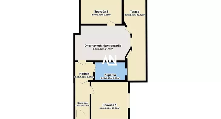 Trosoban stan | 4zida