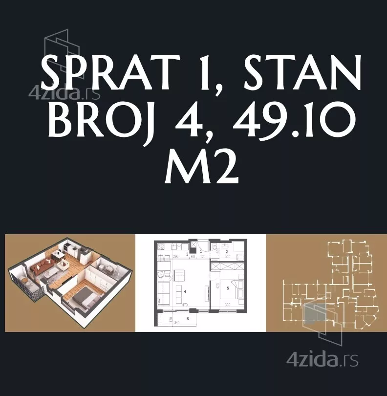 Dvosoban stan | 4zida