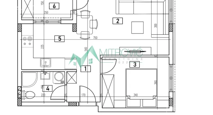 Dvosoban stan | 4zida