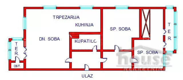Trosoban stan | 4zida