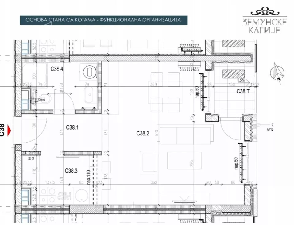 Jednoiposoban stan | 4zida
