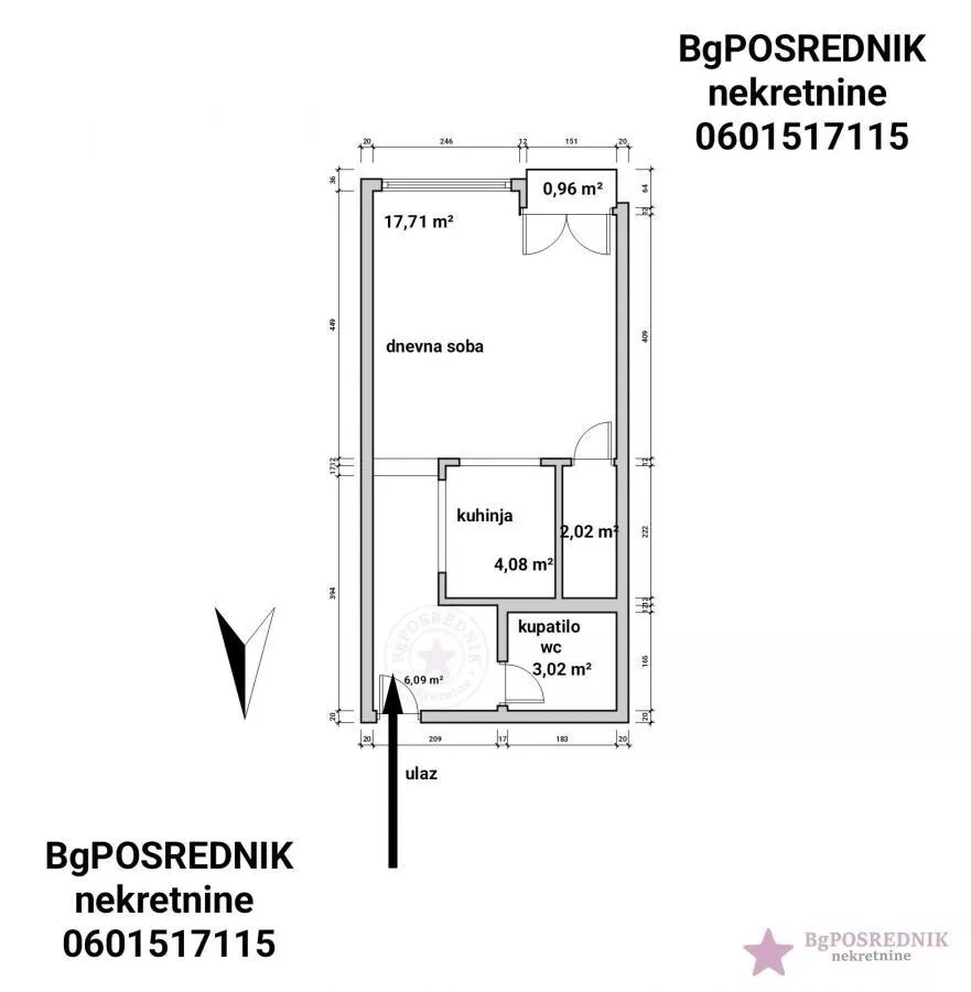 Jednosoban stan | 4zida