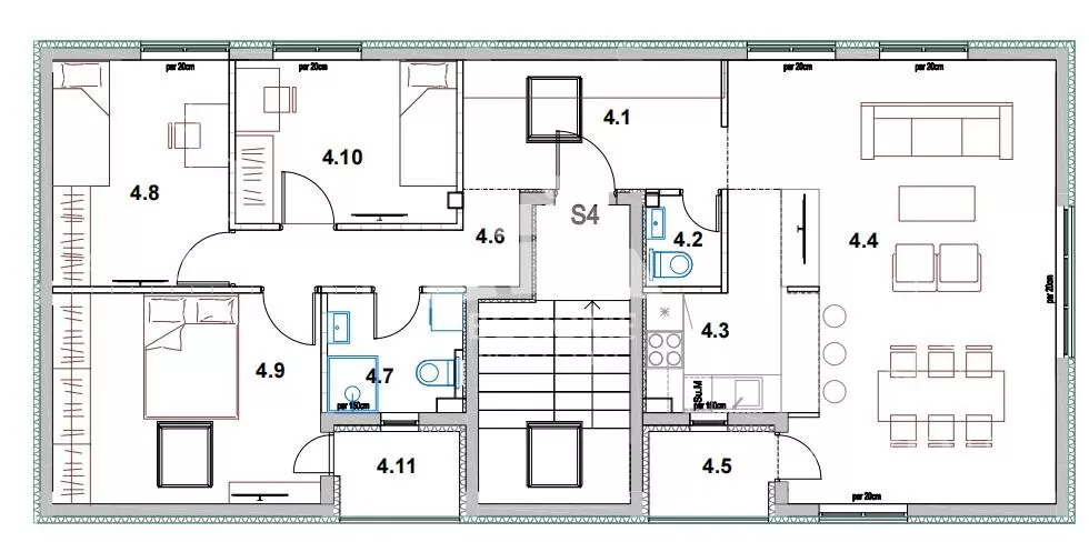 Troiposoban stan | 4zida
