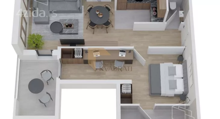 Dvosoban stan | 4zida