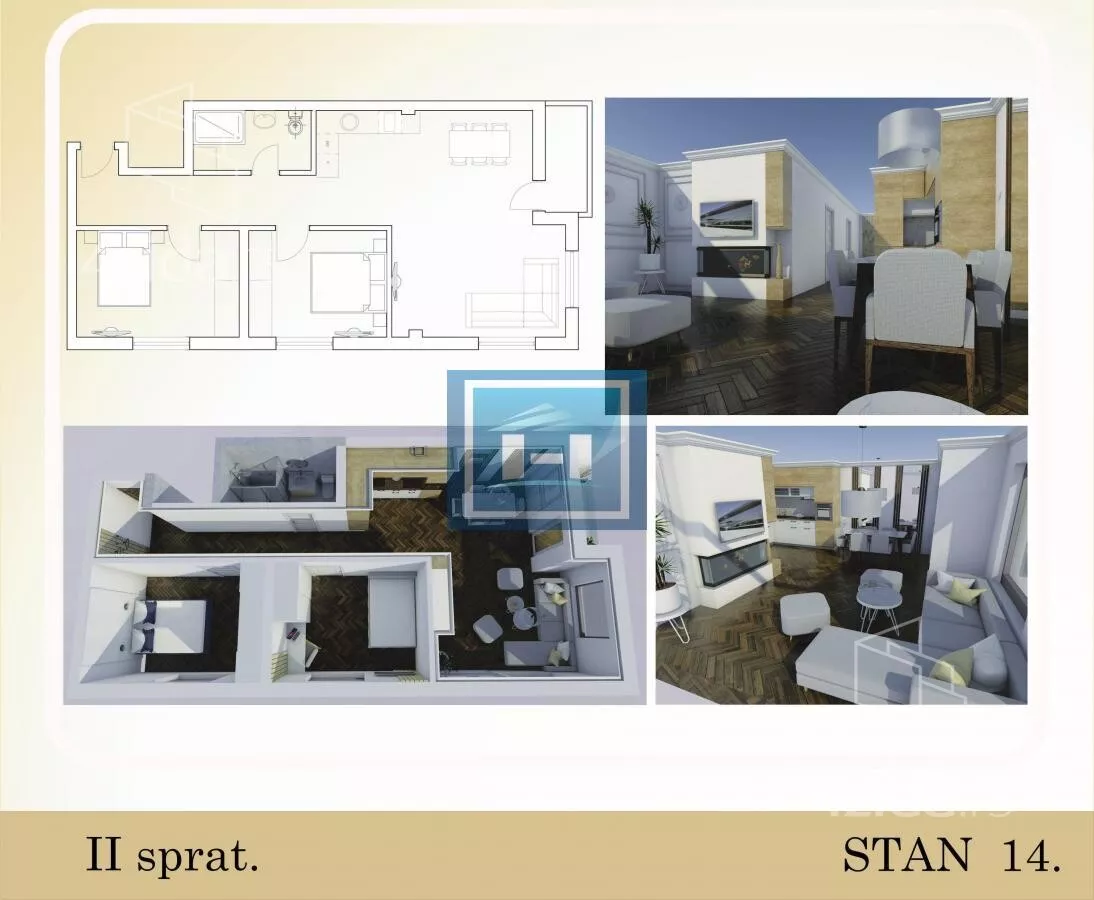 Trosoban stan | 4zida