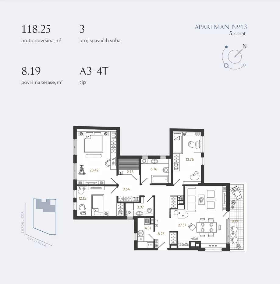 Četvorosoban | 4zida
