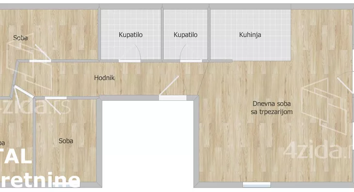 Troiposoban stan | 4zida