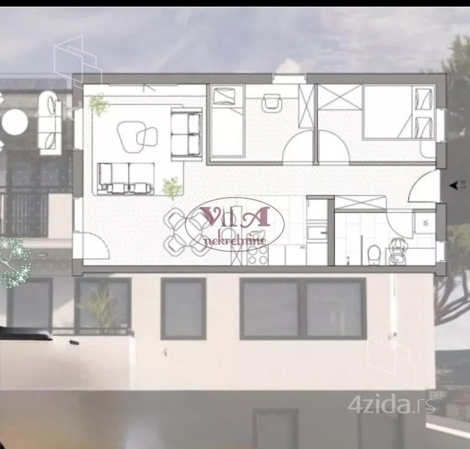 Dvoiposoban stan | 4zida