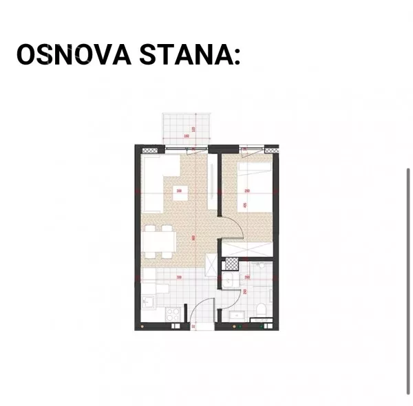 Dvosoban stan | 4zida