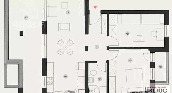 Trosoban stan | 4zida