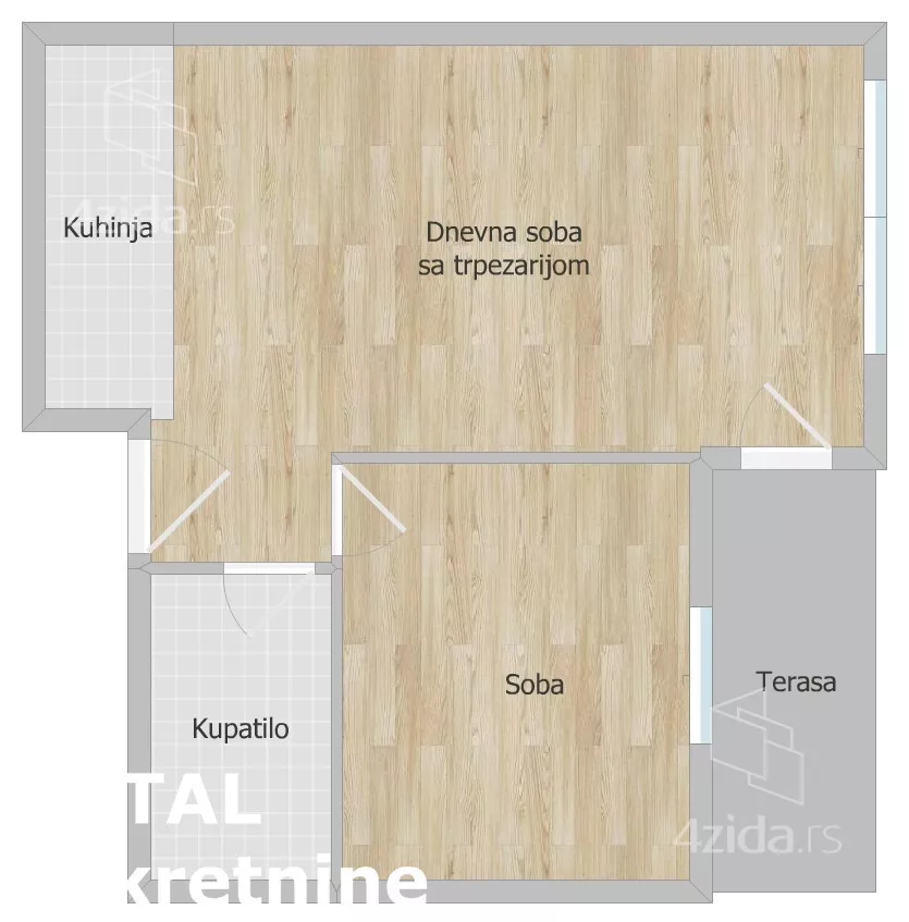 Dvosoban stan | 4zida