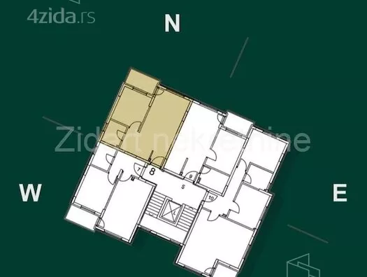 Jednosoban stan | 4zida