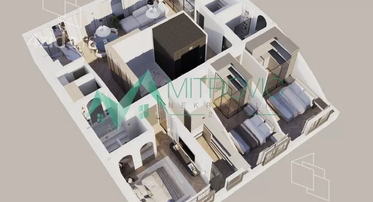 Četvoroiposoban stan | 4zida