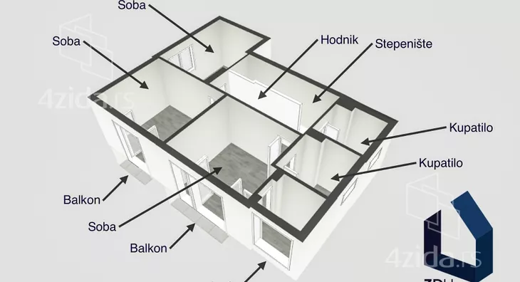 Četvorosoban stan | 4zida