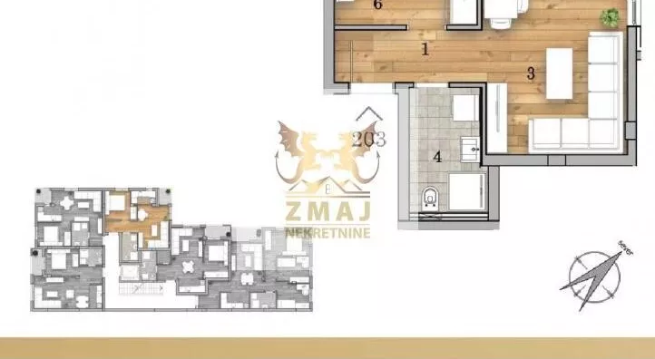 Dvosoban stan | 4zida