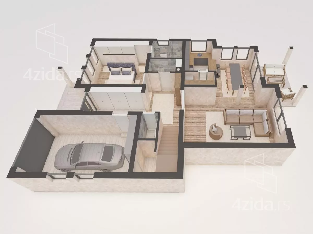 1-etažna kuća | 4zida