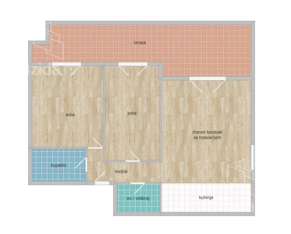 Trosoban stan | 4zida