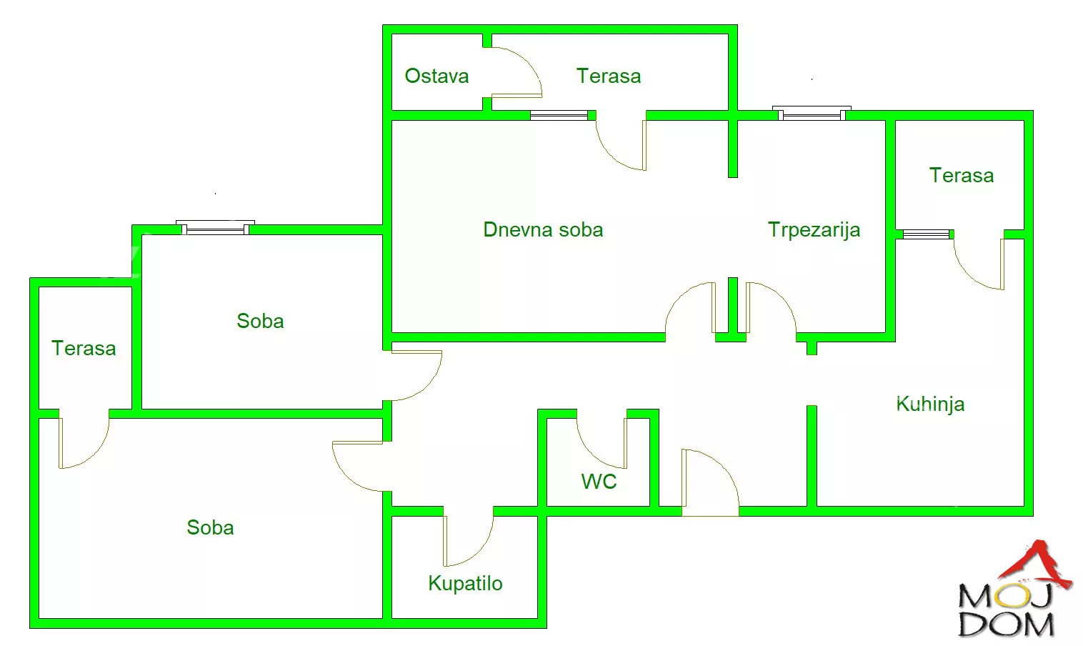 Dvoiposoban stan | 4zida