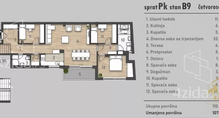 Četvorosoban stan | 4zida