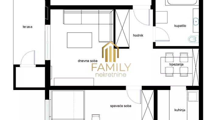 Dvosoban stan | 4zida