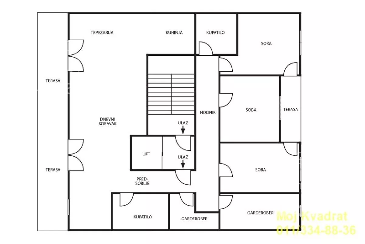 Petosoban stan | 4zida