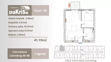 Vatroslava Lisinskog  40-46 | 4zida.rs