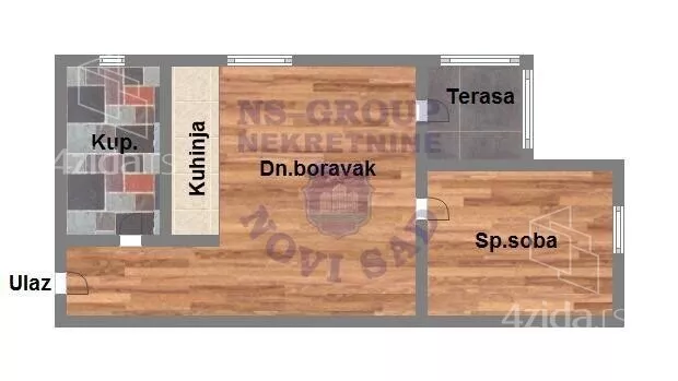 Jednoiposoban stan | 4zida