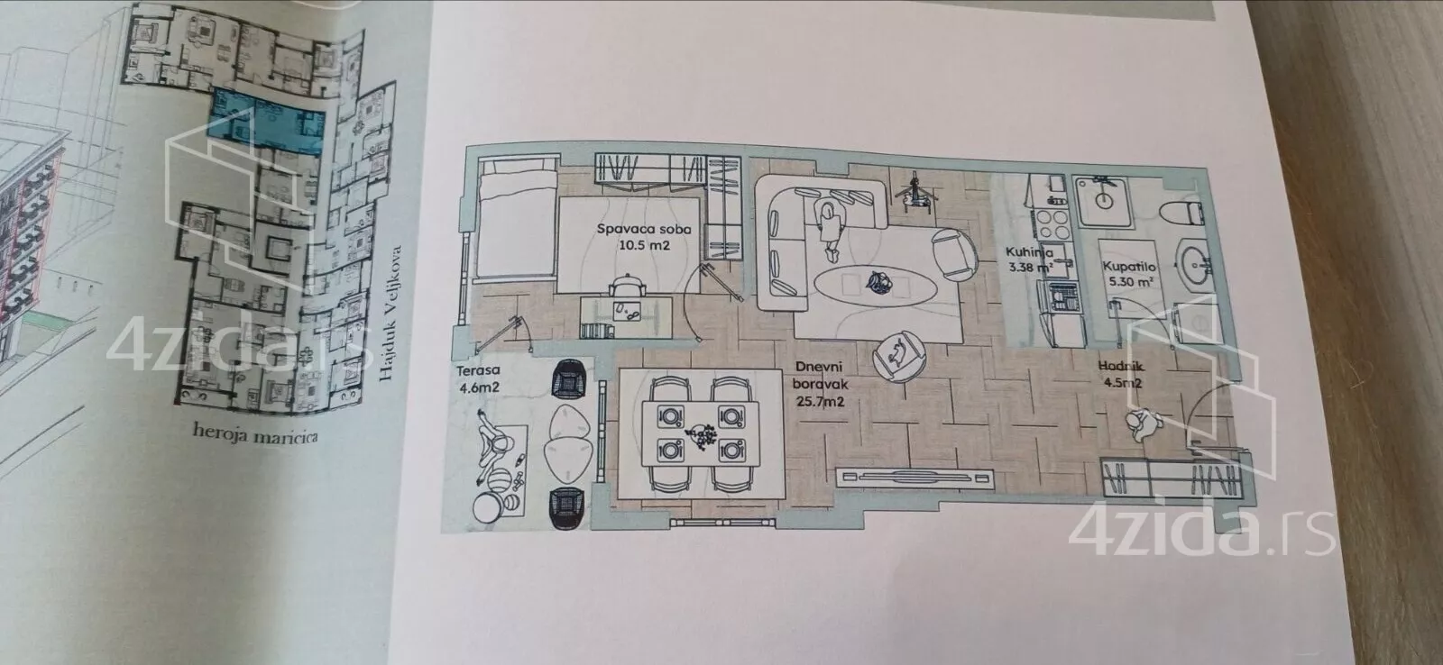 Jednosoban stan | 4zida