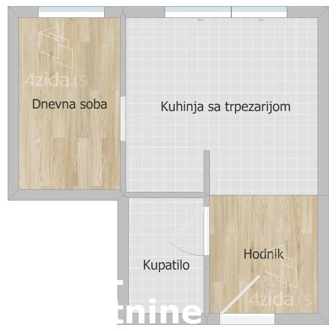 Jednoiposoban stan | 4zida