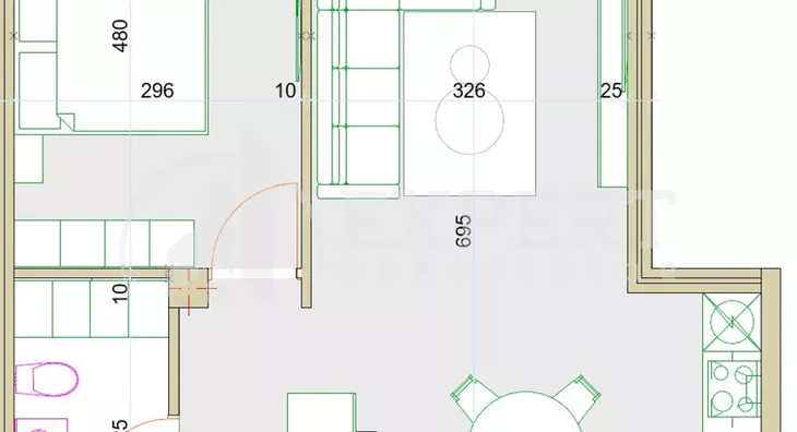 Jednoiposoban stan | 4zida